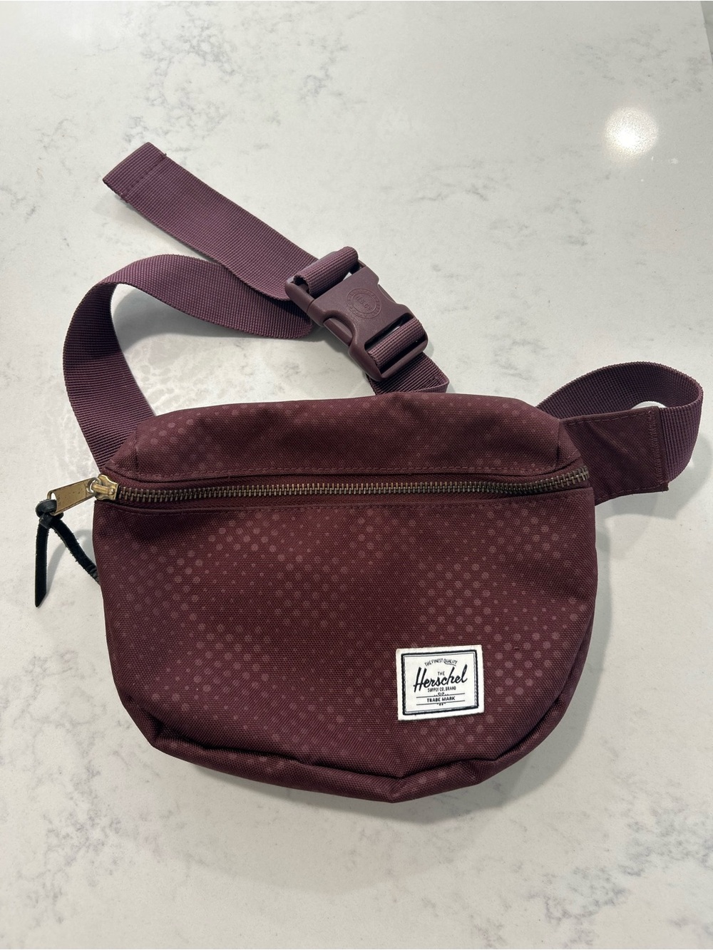 Herschel Supply Company Burgundy Dot Waist Bag